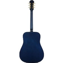 Epiphone Masterbilt Frontier Elektro Akustik Gitar (Aged Viper Blue)