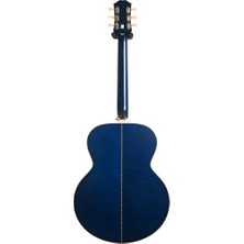 Epiphone J-200 Elektro Akustik Gitar (Aged Viper Blue)