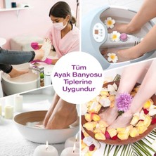 Mivelacure Pedikür Ayak Banyosu Galoşu Tek Kullanımlık Şeffaf Spa Masaj Küvet Poşeti 80 x 82 cm 100 Adet