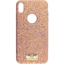 Air Jacket Apple iPhone Xs Max Uyumlu Simli Arka Koruma Kılıf
