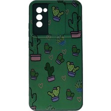 Nettech Samsung Galaxy A02S Uyumlu Desenli Kızaklı Arka Koruma Kılıf