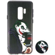 Nettech Samsung Galaxy G965 S9 Plus Uyumlu Desenli Popsocket Seri Arka Koruma Kılıf