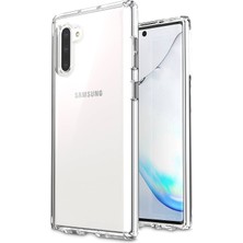 Nettech Samsung Galaxy Note 10 Uyumlu Tıpalı Şeffaf Seri Arka Koruma Kılıf