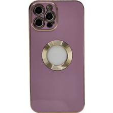 Nettech Apple iPhone 12 Pro Max Uyumlu Halkalı Logo Seri Arka Koruma Kılıf