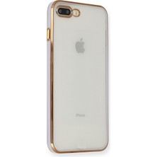 Nettech Apple iPhone 8 Plus Uyumlu Renkli Kenar Zone Seri Arka Koruma Kılıf