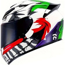 Mundo Venta Unisex Yetişkin Motosiklet Kaskı Retro Tam Yüz Kapalı Kask (Yurt Dışından)
