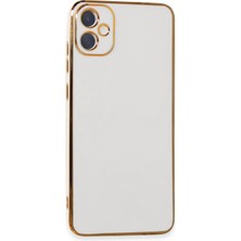 Nettech Samsung Galaxy A05 Uyumlu Golden Luxury Arka Koruma Kılıf