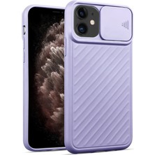Nettech Apple iPhone 12 Mini Uyumlu Kızaklı Kamera Korumalı Arka Koruma Kılıf