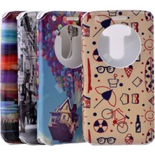 Nettech Lg G4 Mini Uyumlu Pencereli Kapaklı Kılıf