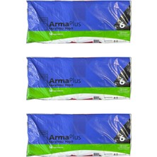 Arma Plus Naksan Armaplus Takviyeli Kalın Baskılı Beyaz Çanta Poşet Torba -6 No -60X70 Cm. -50 Adetlik 3 Paket