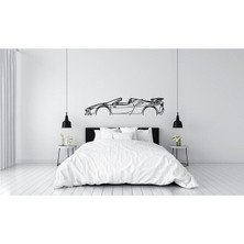 Ferrari SF90 Xx Spider Duvar Silüeti Süsü Tablo 2d 50CM 2d 50CM