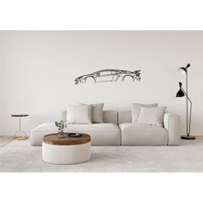 Lamborghini Aventador Sv Duvar Silüeti Süsü Tablo 2d 50CM 2d 50CM