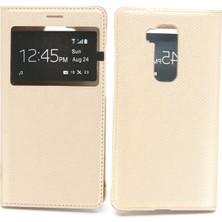 Nettech Huawei Honor 5x Uyumlu Pencereli Kapaklı Kılıf