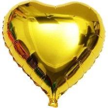 Alfa Life Marketing Altın Sarısı Kalp Folyo Balon