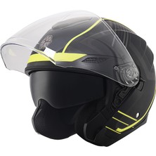 Scoyco Scoyco- Of-669 Yarım Çene Açılır Kask (Cavalry)