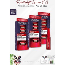 Loreal Paris 3 Adet Revitalift Lazer X3 Peeling Etkili 7 Günlük Ampül Kür ve Rosıe