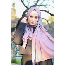 Sayra Shawl Kadın Pastel Lila Süprem Penye Şal SYR003