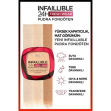 L'Oréal Paris 3 Adet Infaillible 24H Fresh Wear Pudra Fondöten 220 Sand ve Rosıe