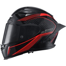 Scoyco -Ff-871 Full Face Kask (Fıre) ABS Malzeme ile Güneş Vizörlü ve Sökülüp Yıkanabilir Özellikte