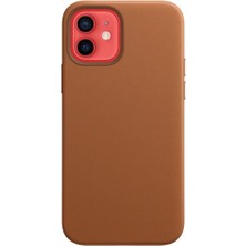 Miscase Apple iPhone Için Magsafe Özellikli Deri Kılıf