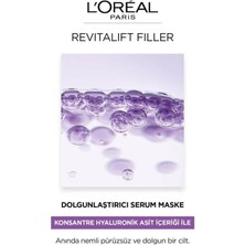 L'Oréal Paris 3 Adet Revitalift Filler Dolgunlaştırıcı Serum Maskesi 28 gr ve Rosie