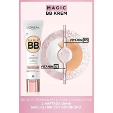 3 Adet Loreal Paris Magic Bb Krem 24H Light 30 ml ve Rosıe Pamuk