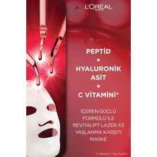 L'Oréal Paris 3 Adet Revitalift Lazer X3 Maske 28 gr ve Rosıe