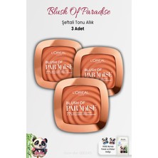 L'Oréal Paris 3 Adet Blush Of Paradise Allık Şeftali Tonu ve Rosie