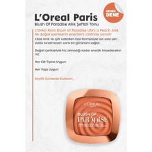 L'Oréal Paris 3 Adet Blush Of Paradise Allık Şeftali Tonu ve Rosie