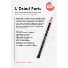 L'Oréal Paris Paradise Göz Kalemi 101 Midnight Black ve Rosie