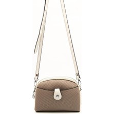 Silver & Polo Kum - Kemik SP1144 Kadın Çapraz Çanta