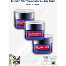 L'Oréal Paris 3 Adet Revitalift Filler Gece Kremi 50 ml ve Rosie