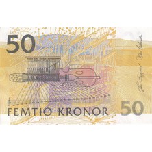 Benim Koleksiyonum Isveç, 50 Kron (2003) P#62 Çil