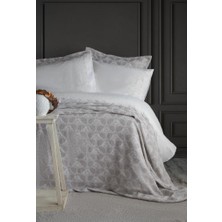 Apricitas Yatak Örtülü Nevresim Set Madrid Gri Çift Kişilik