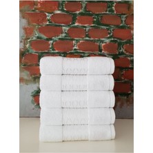 Özdilek Elissa 5'li Pamuk Havlu Seti Beyaz Renk Yumuşak ve Nazik Dokunuş