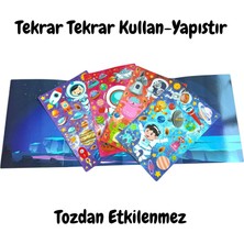 Tekrar Kullanılabilen Sticker Seti Kitabım Gizemli Uzay