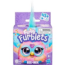 Furby Furblets Ree-Mix Mini Friend, 45+ Ses ve Müzik, 6 Yaş ve Üstü Için Elektronik Peluş