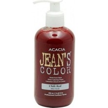 Jean's Color Biber Kızılı Chili Red 250ML