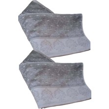 Özdilek 2 Adet Pamuklu El-Yüz Havlusu (50X85)-HERITAGE Gri