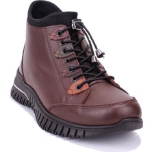 Dagoster Dza07-122042651 Kahve Günlük Düz Taban Deri Kadın Bot