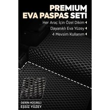 Torpedo Renault Megane 4 Hücreli Premium Eva Paspas Seti Tam Set Paspas Takımı Siyah