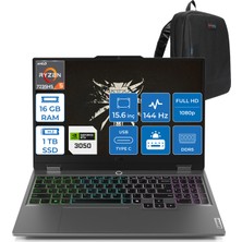 Lenovo Loq 15ARP9 Ryzen 5 7235HS 16GB Dd5 1tb SSD 6GB/RTX3050/95W 15.6" Fhd IPS 144Hz Freedos Dizüstü Bilgisayar 883JC000QTRF02 + Zettaçanta