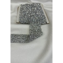 Gümüş Rengi Ütü İle Yapışan Şerit 4 cm