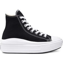 Converse Chuck Taylor All Star Move Platform Kadın Siyah Sneaker Ayakkabı 568497C