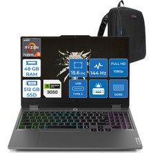 Lenovo Loq 15ARP9 Ryzen 5 7235HS 48GB Dd5 512GB SSD 6GB/RTX3050/95W 15.6" Fhd IPS 144Hz Windows 11 Home Dizüstü Bilgisayar 883JC000QTRH12 + Zettaçanta