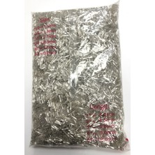 Gümüş Burgulu Boru Boncuk 5 mm  500 gr