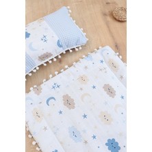 Sitilin Erkek Bebek Müslin Pike Tabanlı Yastıklı Alt Açma Seti STL6776