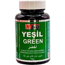 Su Bazlı Toz Gıda Boyası Yeşil 75 gr
