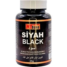 Su Bazlı Toz Gıda Boyası Siyah 75 gr