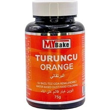 Su Bazlı Toz Gıda Boyası Turuncu 75 gr